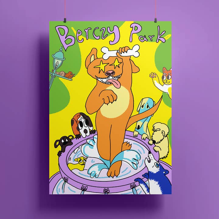 Toronto Berczy Park Print for wholesale by Yangsgallery