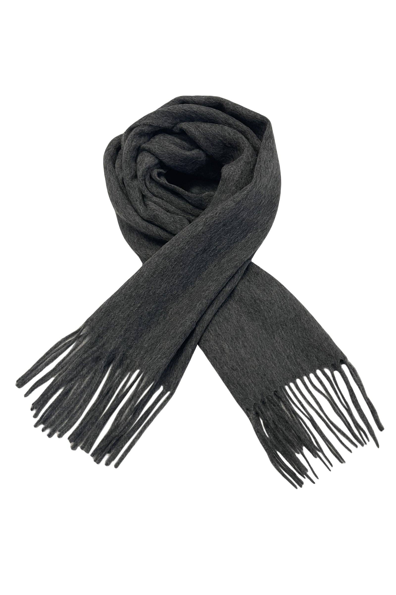 Fashion Scarf World – wholesale Scarf – Unisex – Unisex Plain Wool Tassel Scarf11