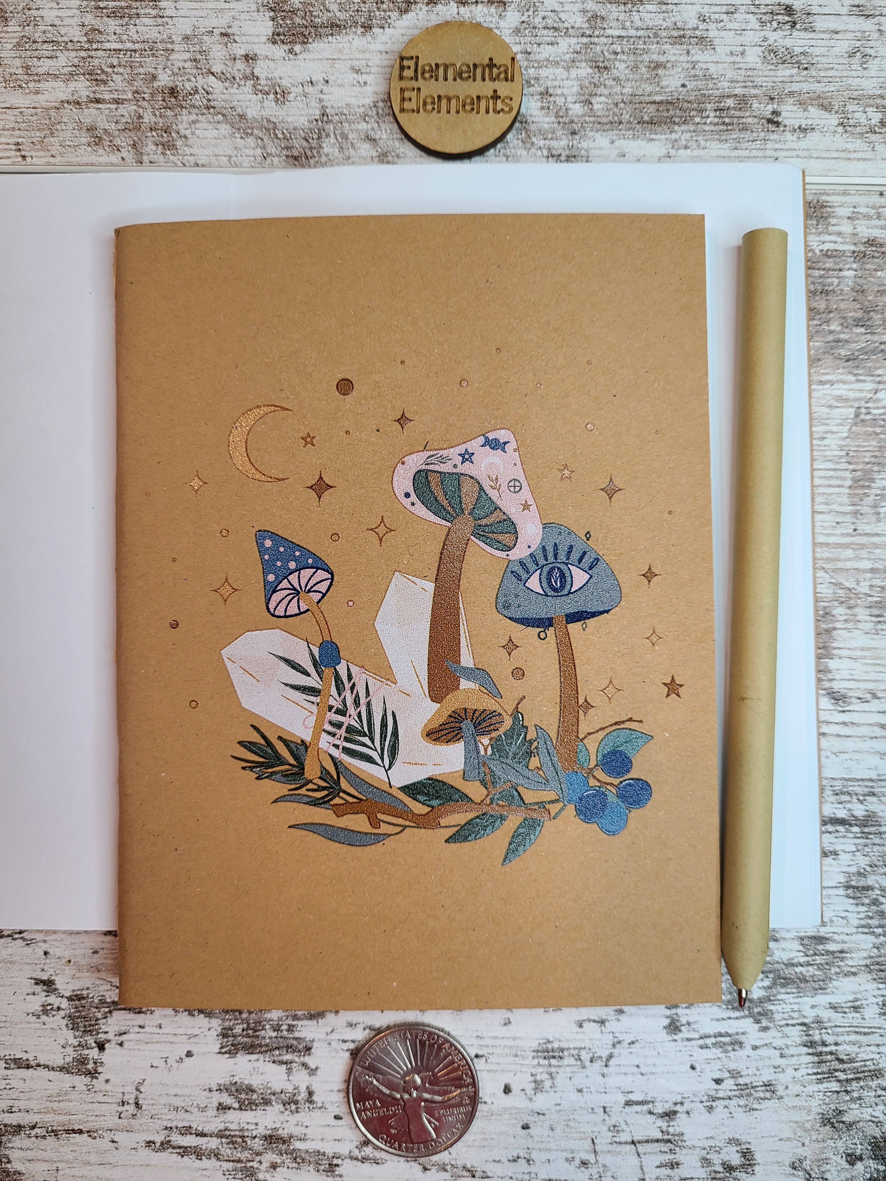 Elemental Elements LLC - Wholesale Journal/Diary - Mushroom Forest Journal1
