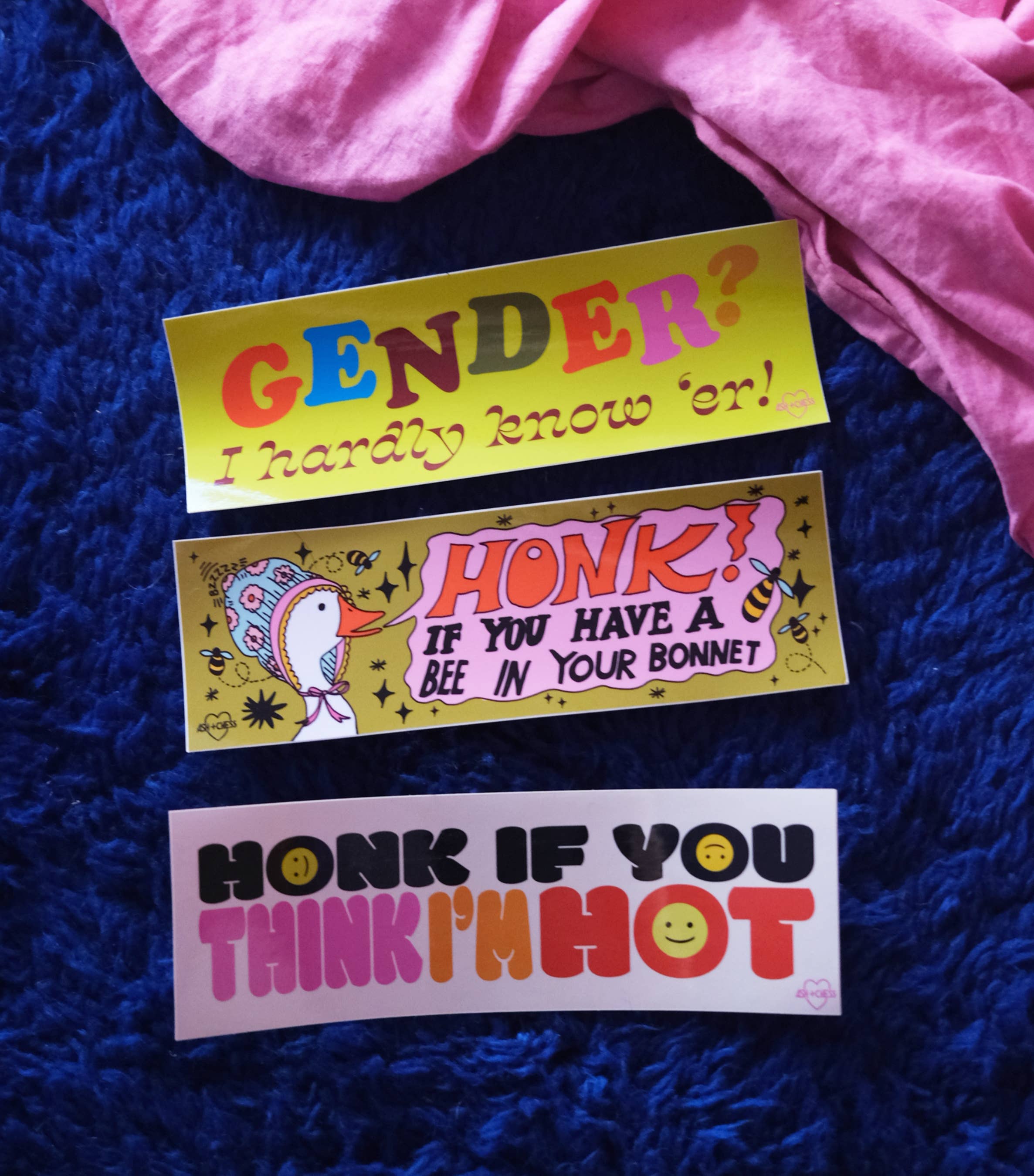 Ash + Chess - Vendita all'ingrosso Adesivo - Adesivo per paraurti - Ape nel cofano2