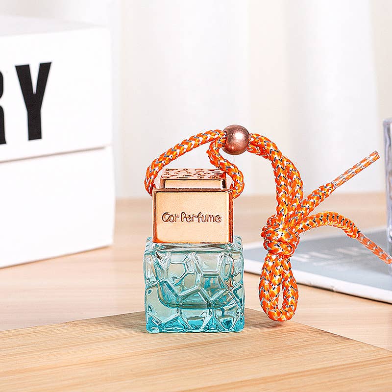 Candles Meta - Wholesale Car Freshener - Unisex - 8ml Rose Gold Lid Water Cube Car Perfume Empty Bottle6