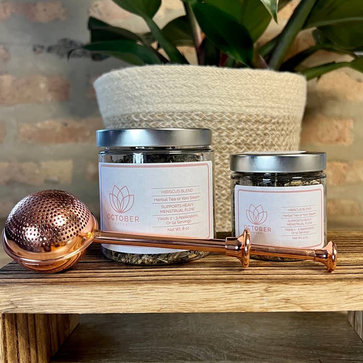 October Lotus - Wholesale Health/Detox Tea - Hibiscus Blend Womb Wellness Herbal Tea3