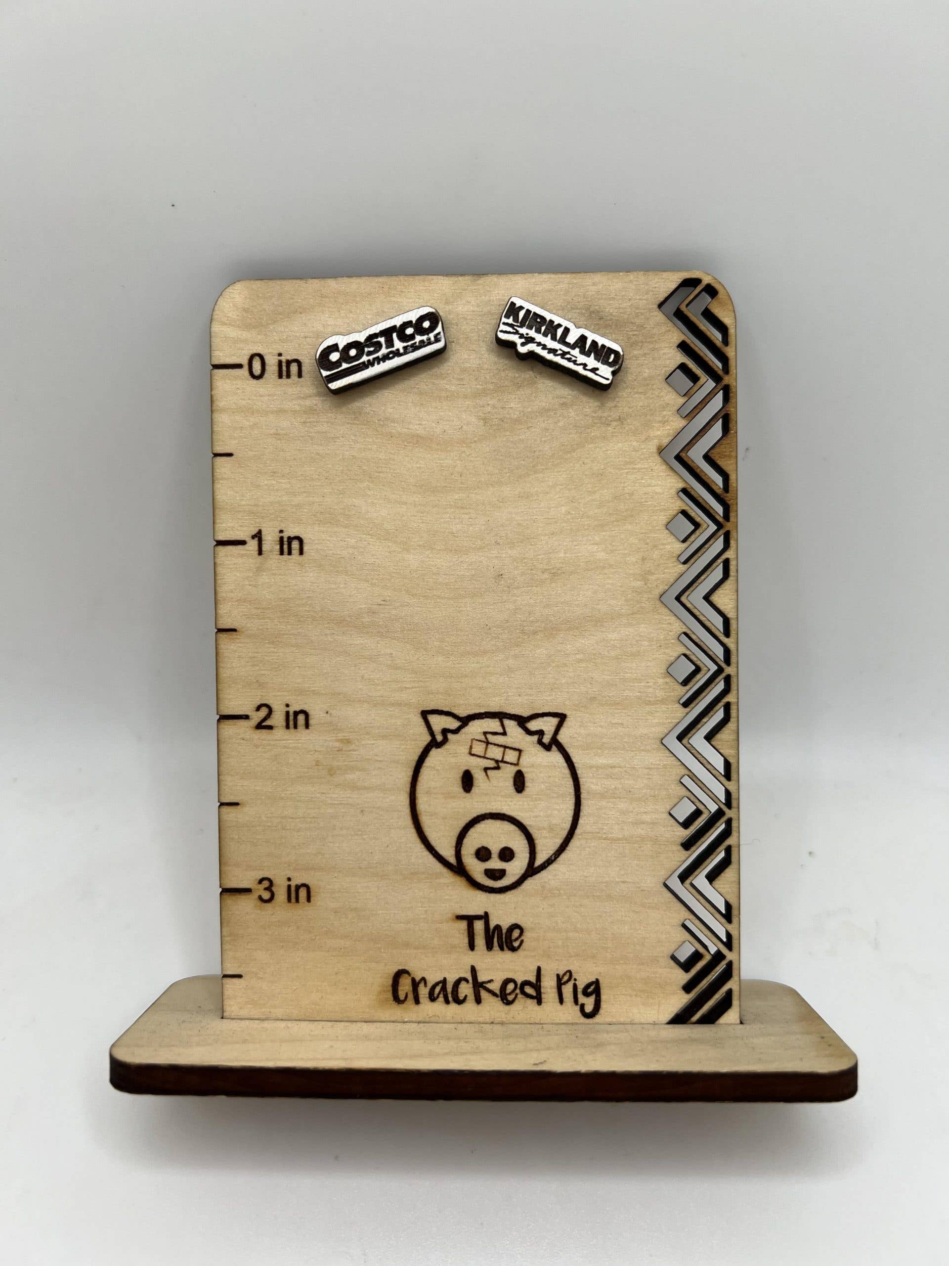 The Cracked Pig - Wholesale Stud/Post Earrings - Costco Studs | Stainless Steel Hardware0