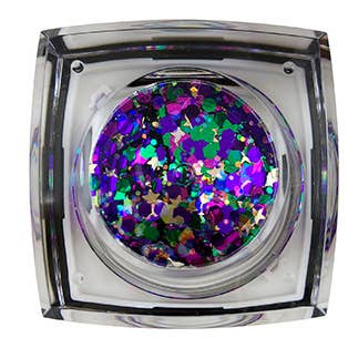 Mardi Gras Mambo Bolt Balm Chunky Glitter Gel for wholesale by Elektra Cosmetics