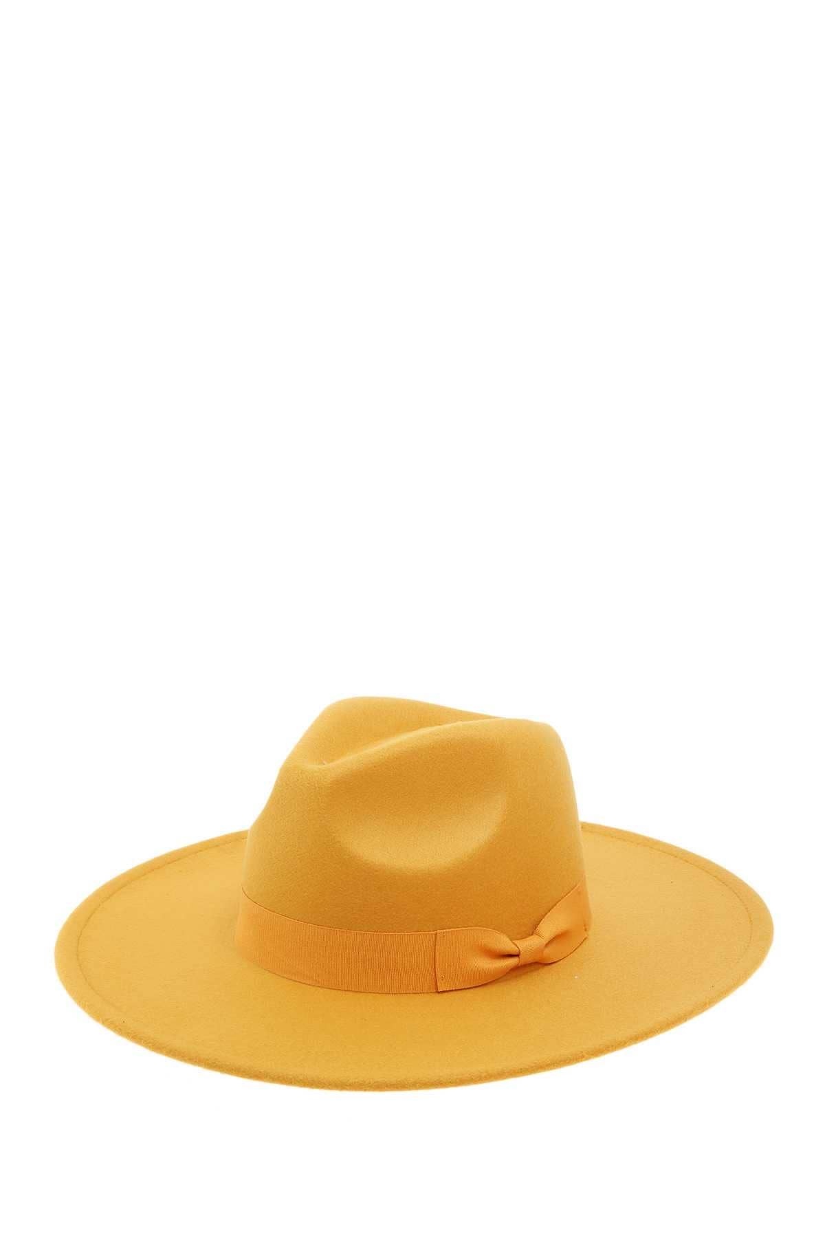 anbfashion - Wholesale Fedora - Women's - Felt Ribbon Basic Fedora Hat  304112