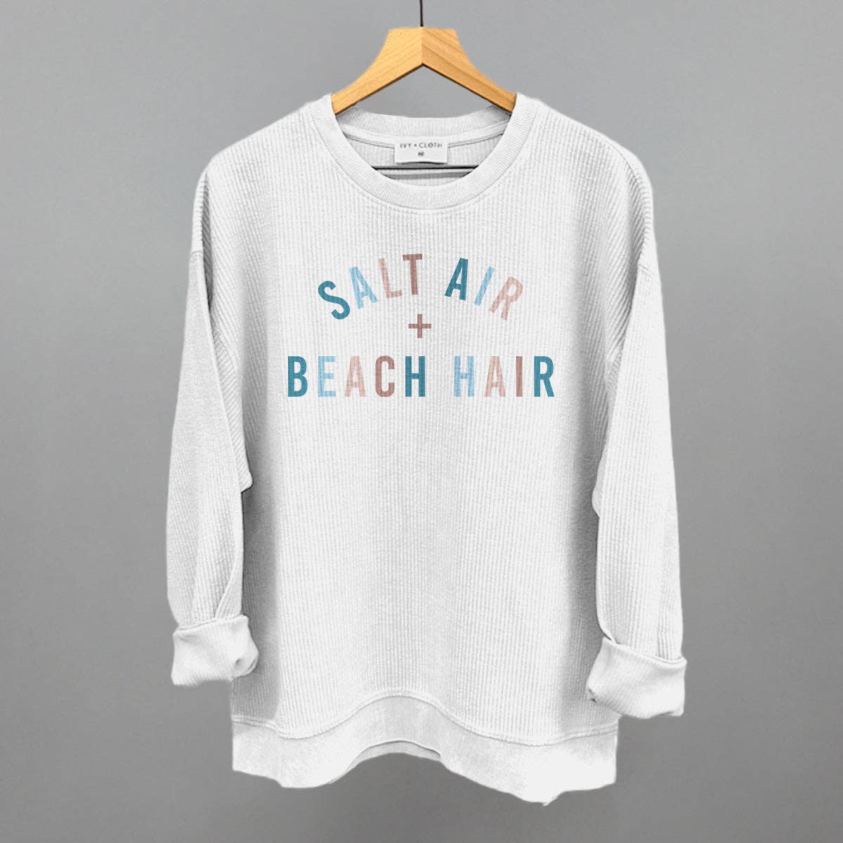 Ivy + Cloth - Wholesale Graphic Sweatshirt - Women's - Salt Air + Beach Hair3