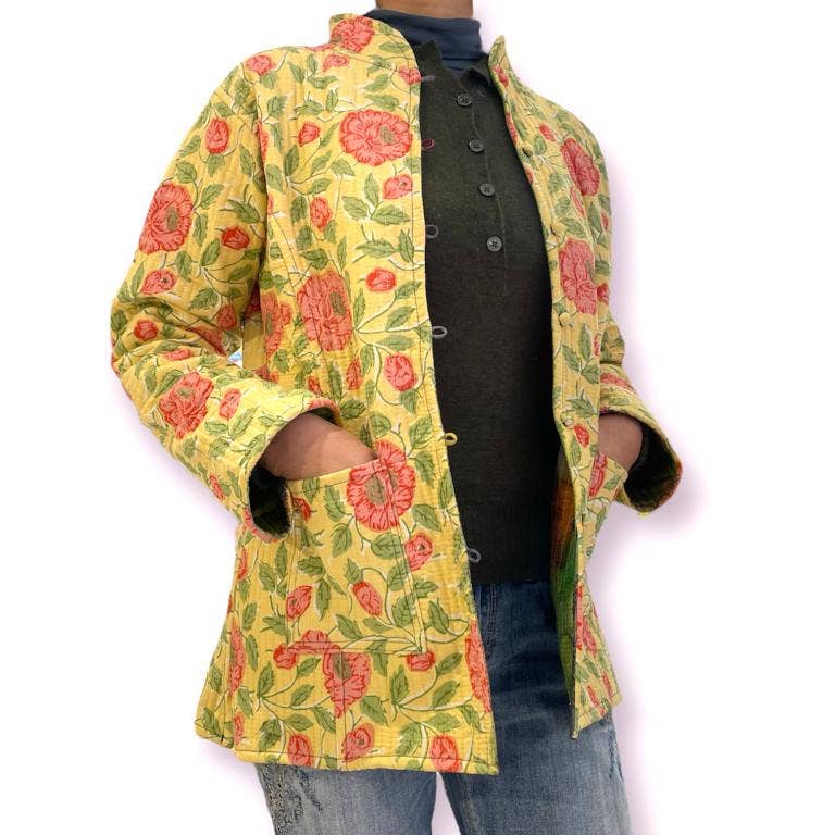 Multicolor Assortment Handmade, Reversible and Ethnic Cotton Jacket. Sales for wholesale on Faire1