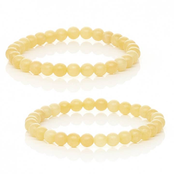 UniArt - Vendita all'ingrosso Bracciale a polsino - Bracciale in calcite gialla naturale1