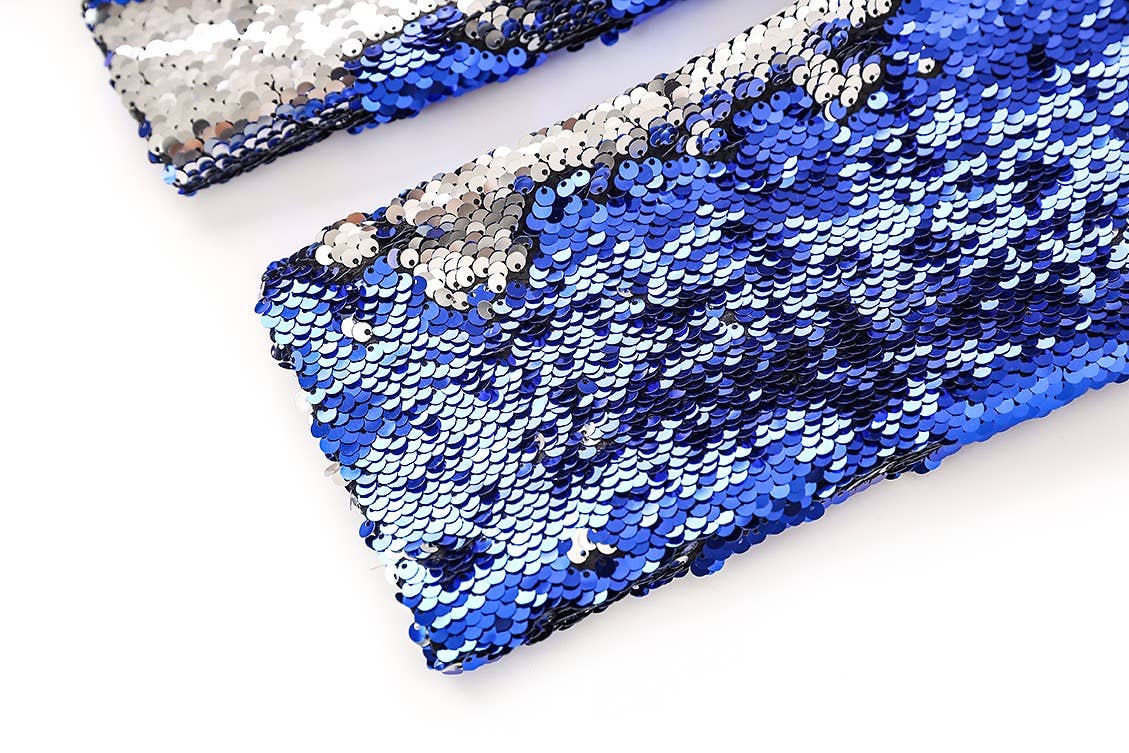 SET097 "Nightclub Sparkle: Sequined Blue & White Suit" for wholesale on Faire5