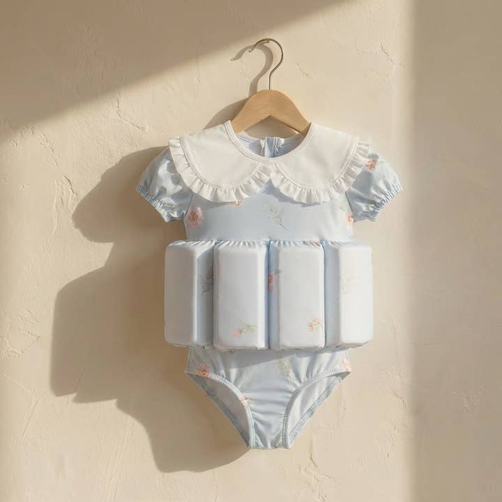 Little Soleil Floatsuit - Fleur for wholesale by Little Soleil