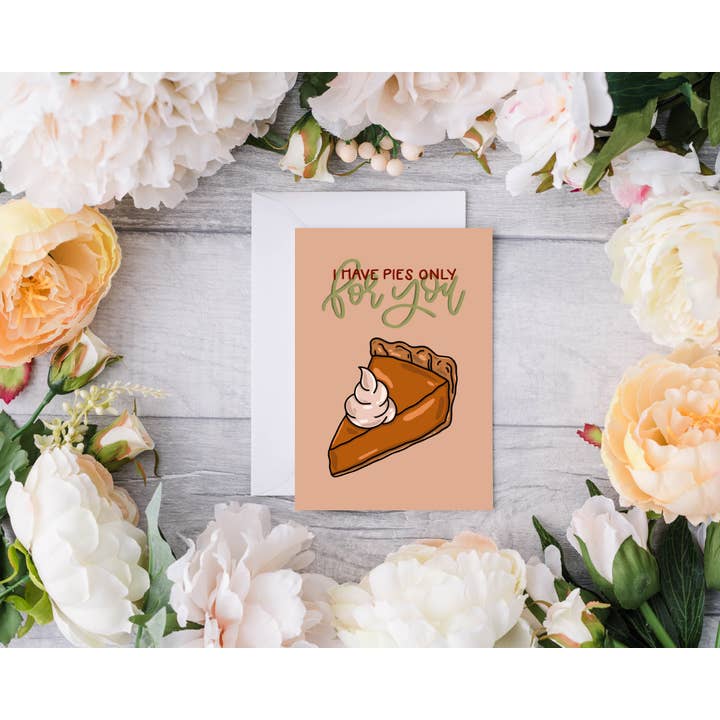 Taarten alleen voor jou || Wenskaart voor wholesale door Devine Design Co