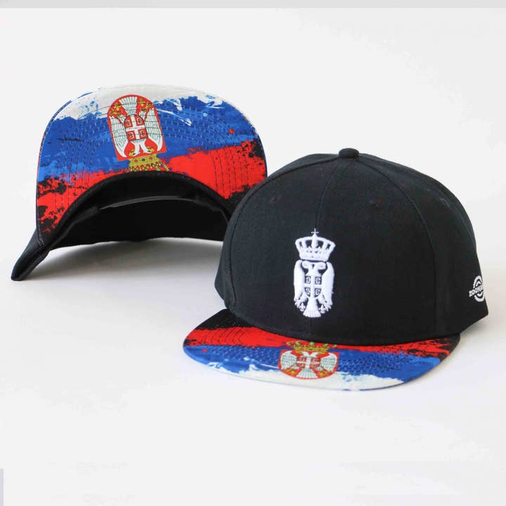 ZOONAMO - Wholesale Flat Brim Cap - Men's - Serbia snapback classic1