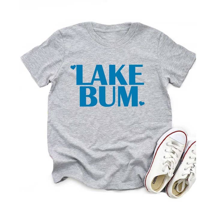Camiseta infantil Lake Bum por atacado de Kids By Kissed Apparel