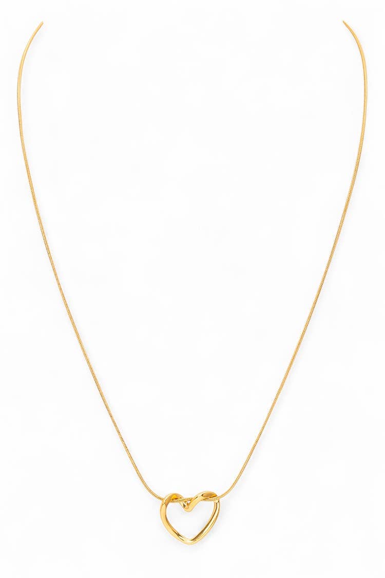 Artini Accessories - Vente Colliers à pendentif - Collier Pendentif Cœur en Acier Inoxydable1