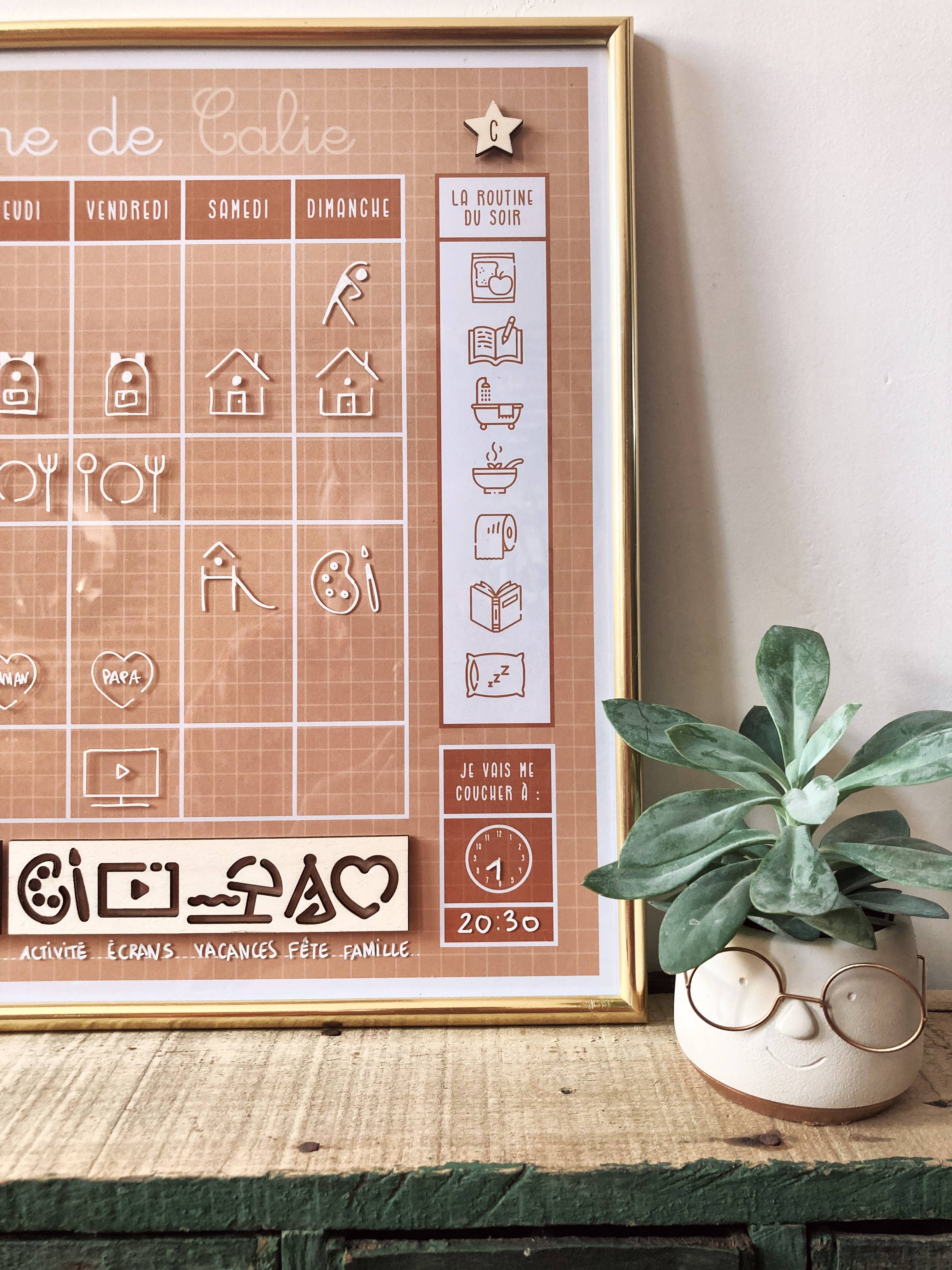 Treebu Family - Wholesale Kunstprint - Stageweek planning kit met papier en hout2