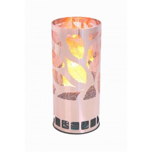 FLAMELIGHTS - LEAF BRAZIER (Roséguld eller Matt Svart) för wholesale av Luxa London