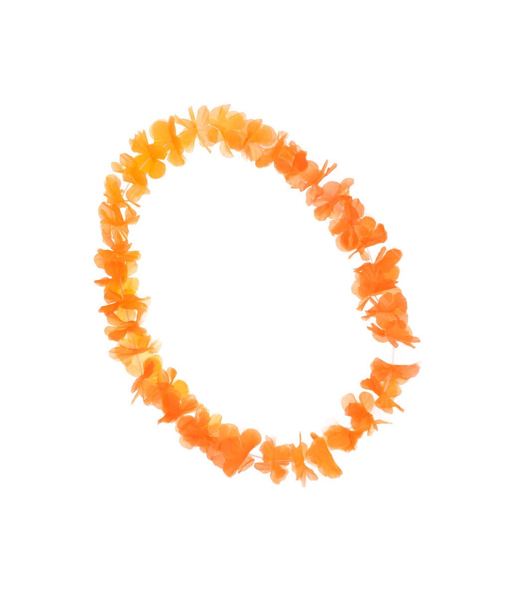 Hawaiian Flower Lei Orange for wholesale on Faire0