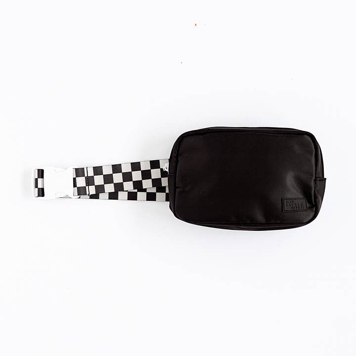 Big Little Wish - Wholesale Belt Bag - Women's - Checkered Strap Fanny Pack 0