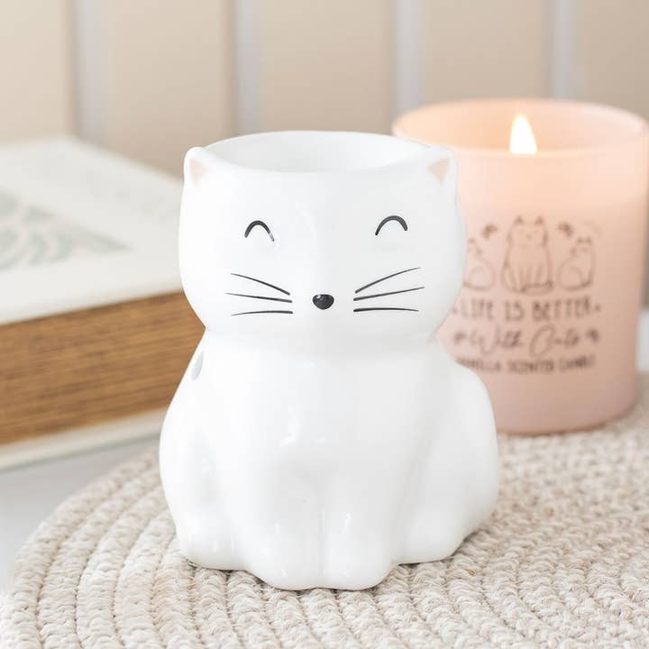 White Happy Cat Oil Burner and other Purchase Wholesale clumping kitty litter. Free Returns & Net 60 Terms on Faire trending on Faire.