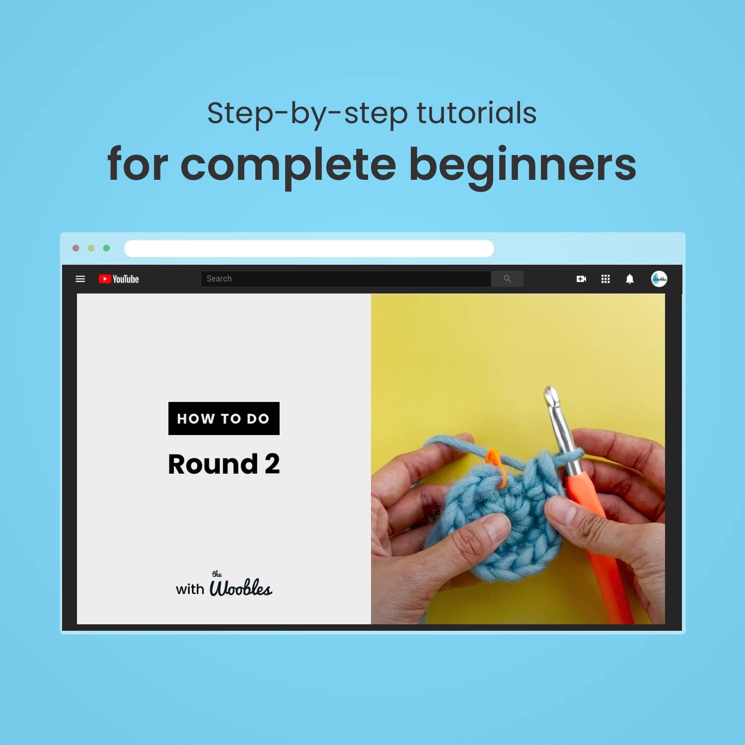 The Woobles - Wholesale Knitting/Crochet Supplies - Kiki the Chick Beginner Crochet Kit6