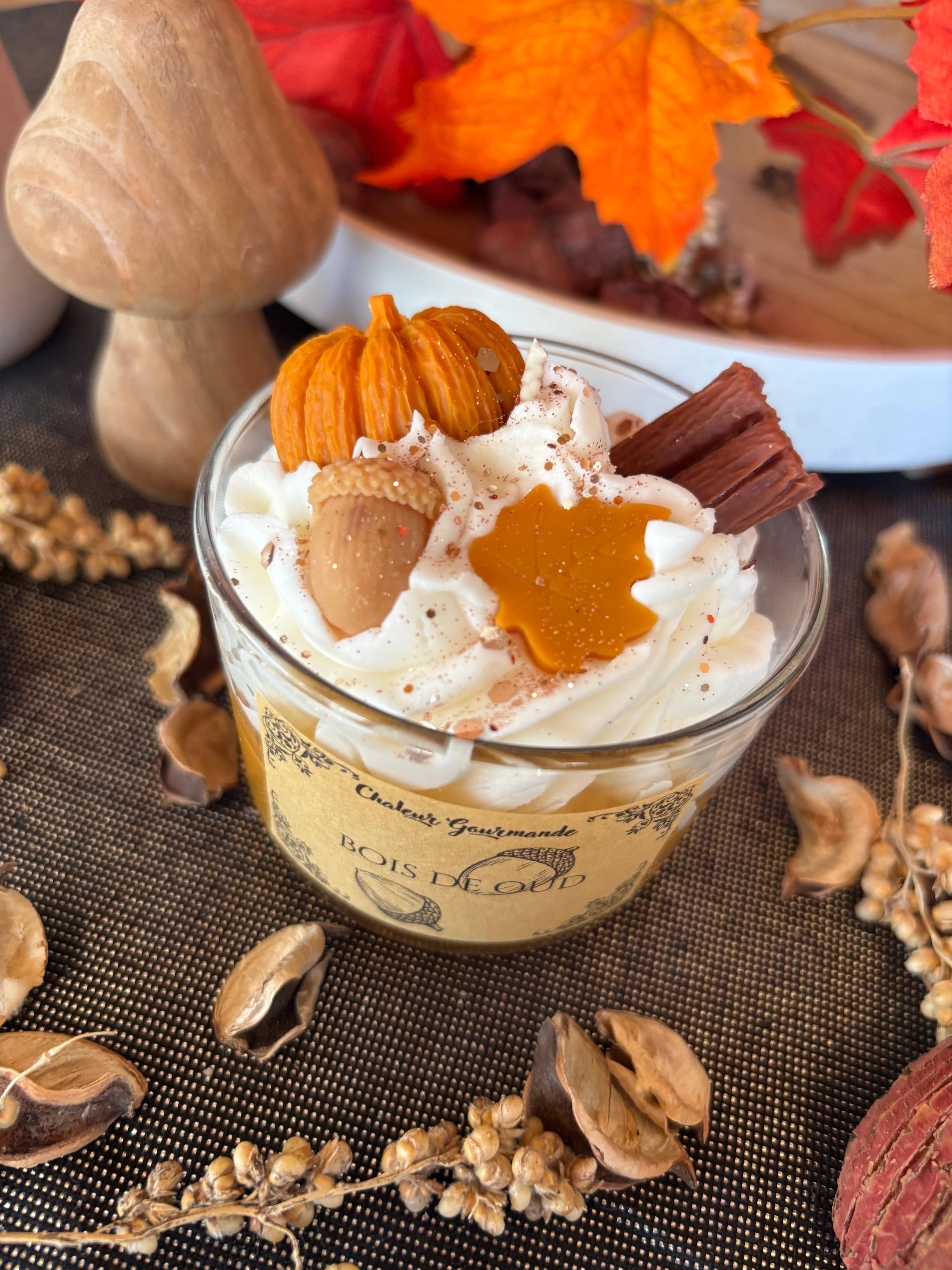 Chaleur Gourmande - Wholesale Jar/Filled Candle - Oud wood candle2