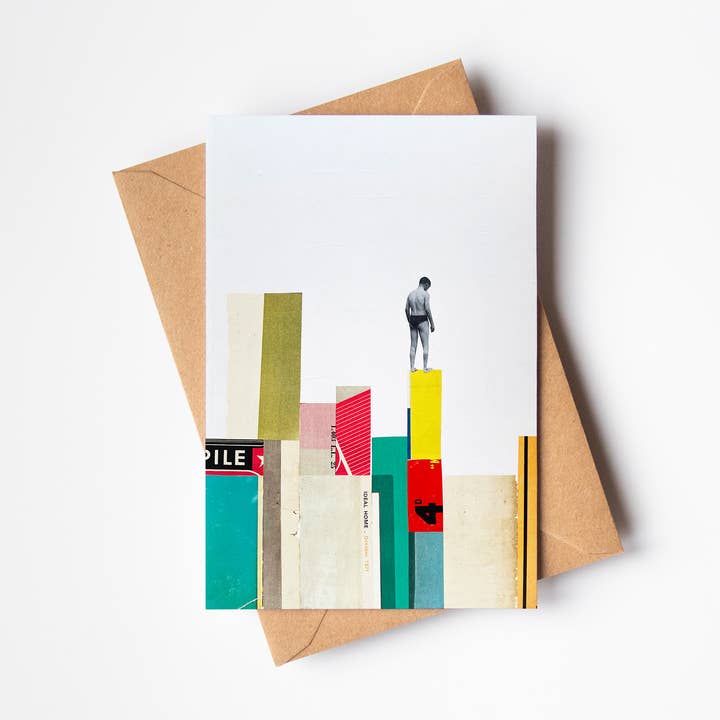 Marina Greeting Card for wholesale by Cassia Beck