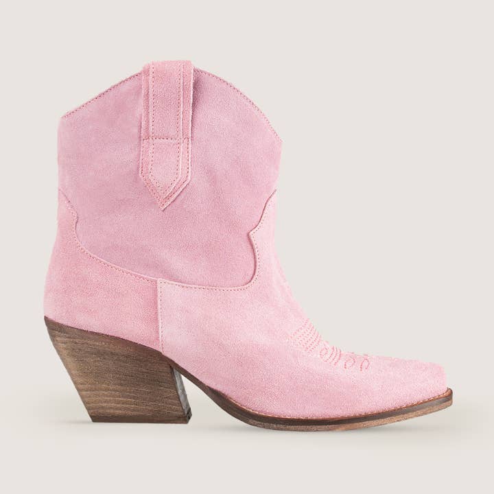 Kali Shoes - Wholesale Cowboy boots – Women’s - Leila Texan Boots Pink0