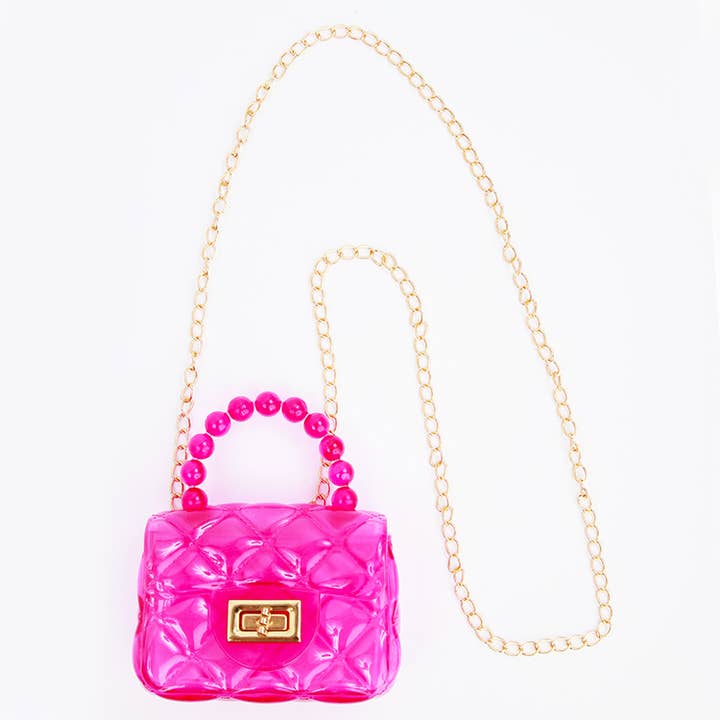 Sparkle Sisters by Couture Clips - Wholesale Crossbody Bag - Kids - Clear Jelly Purse