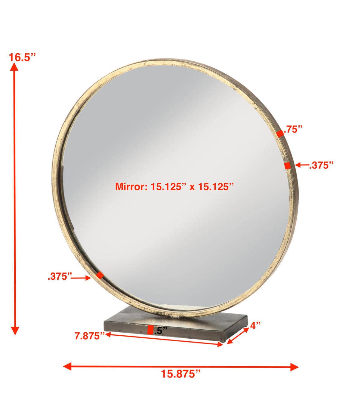 Tripar International - Wholesale Wall Mirror - Ritz Round Mirror5