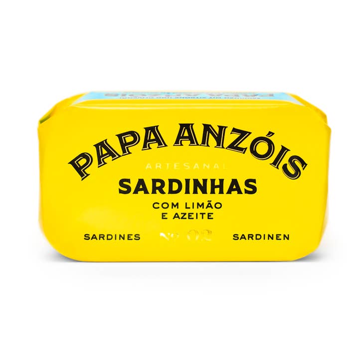 Conserveira do Arade - Vente Poissons en conserve - Sardines au citron et à l'huile d'olive (Papa Anzóis)0