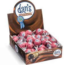 Hauser Chocolates - Wholesale Chocolate Box - Dan's Chocolates Peppy R Mint Truffle Balls - Box