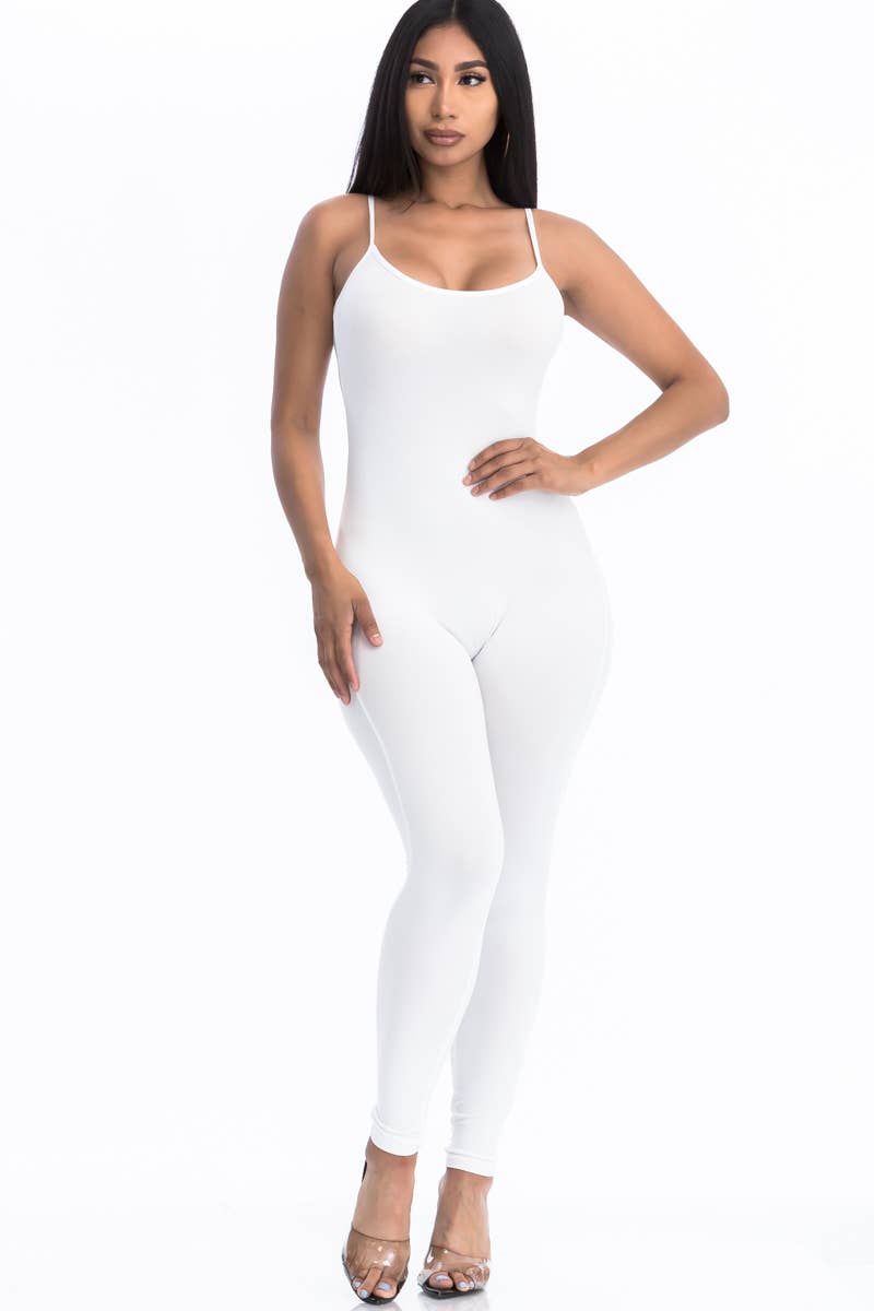 CAPELLA APPAREL - Wholesale Jumpsuit - Women's - Solid Bodycon Jumpsuit5