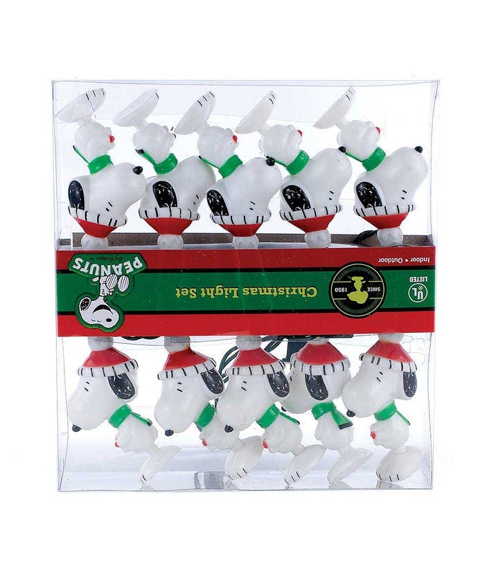 Kurt S. Adler, Inc. - Vente Guirlandes lumineuses - ENSEMBLE DE LUMIÈRE 10/L 11'SNOOPY1