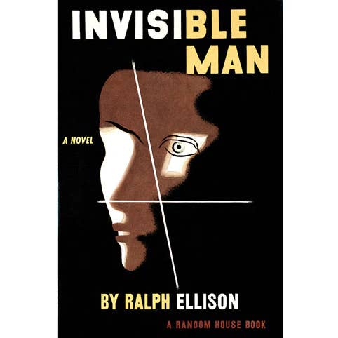 Invisible Man book cover poster, size A1 for wholesale by Bookish Design
