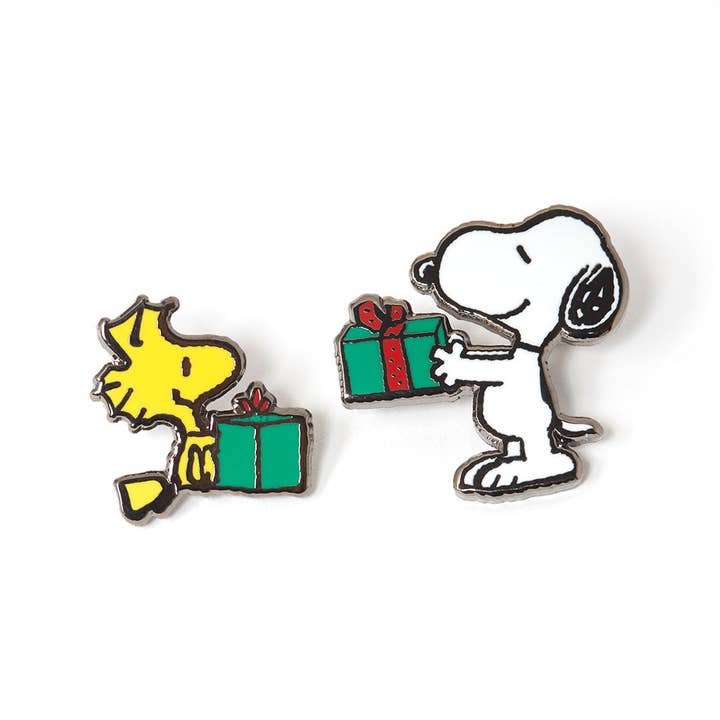 Snoopy & Woodstock Gifts Pin Set for wholesale by PINTRILL
