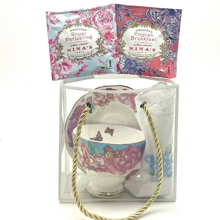 All Little Cute Things - Wholesale Gift Bag - Tea Party Pretty Gift Box Bag with Handle for Weddings1