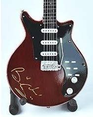 Ocean Peak Australia and New Zealand Pty Ltd - Vente Décorations de table - Guitare miniature Brian May Signature1