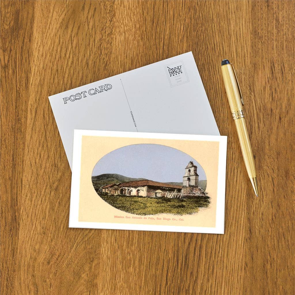 Found Image Press - Wholesale Postcard - Postcard CM-37 San Antonio de Pala Mission, San Diego1