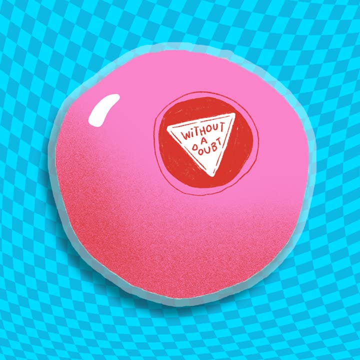 Alex Luciano - Wholesale Sticker - Without a Doubt Magic 8 Ball Vinyl Clear Sticker2