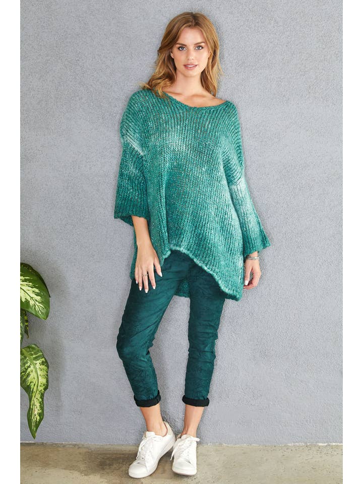VENTI6 - Venta al por mayor Pantalones deportivos/chándal - Mujer - CHÁNDAL SUAVE Y ARRUGADO CON BOLSILLOS LATERALES (93630-SUEDE-HTG)
