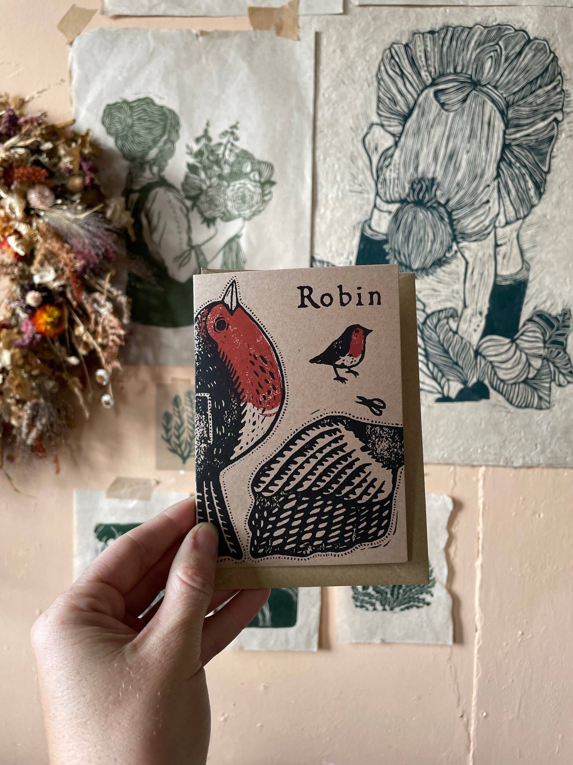 Rosanna Morris - Wholesale Everyday Greeting Card - Robin Greeting Card2