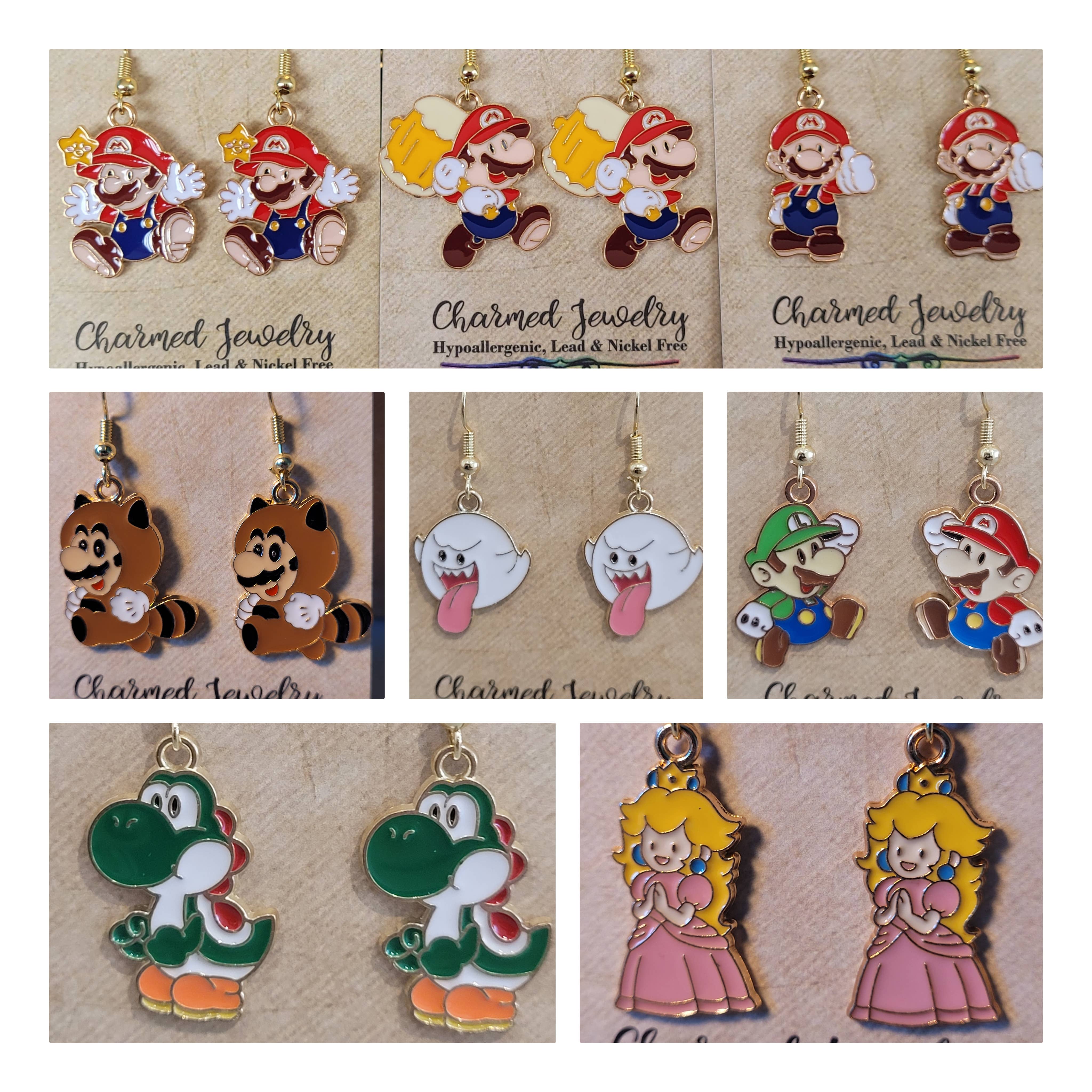 Con-Quest Crafts - Wholesale Jewelry Set - Video Game Inspired Super Mario Jewelry & Accessories5
