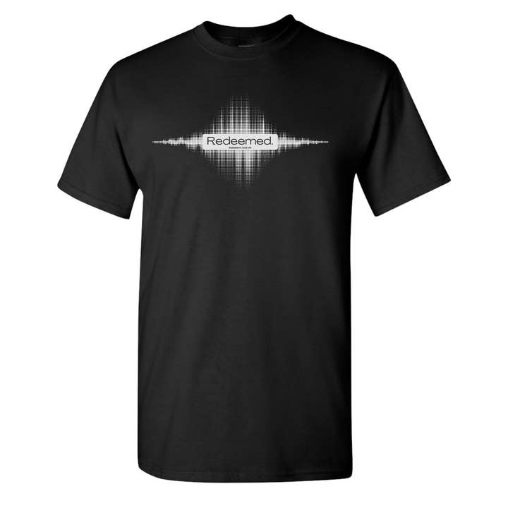 Love Ann Joy Apparel, LLC - Wholesale Screen Printed T-Shirt - Men's - Redeemed Soundwave Christian T-Shirt | Galatians 3:13-145