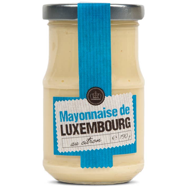 Lemon mayonnaise 12x190g for wholesale by Moutarderie de Luxembourg