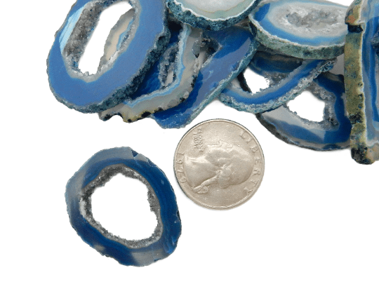 Rock Paradise – Engroshandel Spirituelle sten og krystaller – Krystal Druzy agatskiver med naturligt Druzy Center10