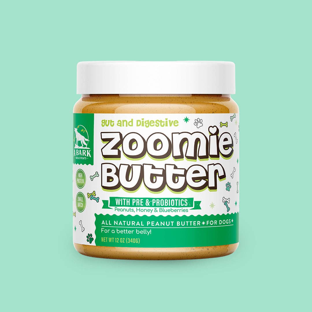 A Bark Above Treats - Wholesale Pet Treats - Dog - Zoomie Butter: Gut & Digestive0