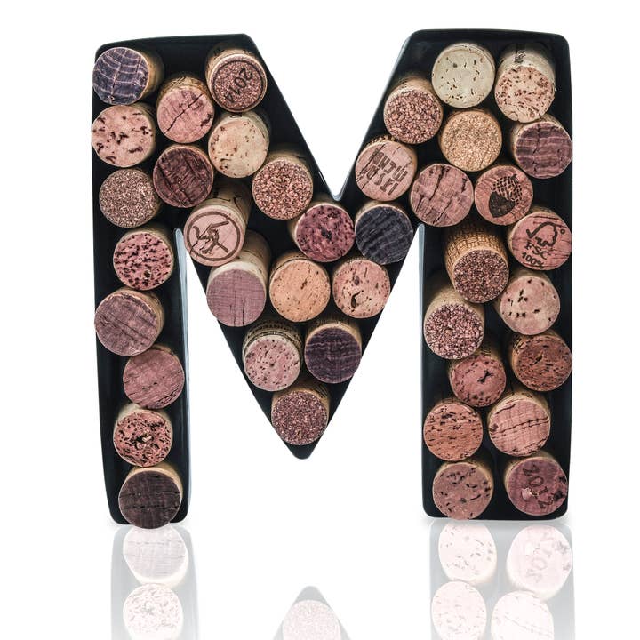 MADE EASY KIT - Wholesale Wine cork holder - Made Easy Kit Metal Letter Wine Cork Holder w/Wall Mount Kit75