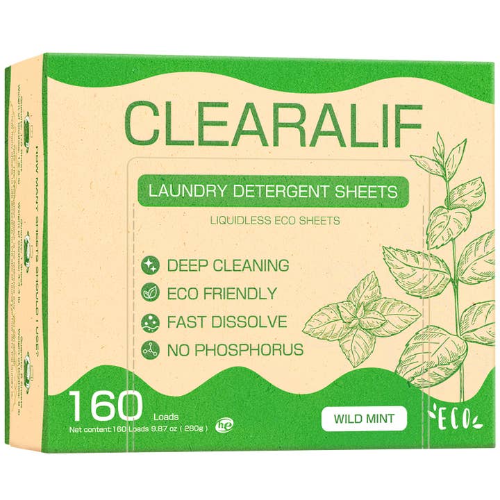 CLEARALIF laundry detergent sheets Wild Mint for wholesale by Clearalif