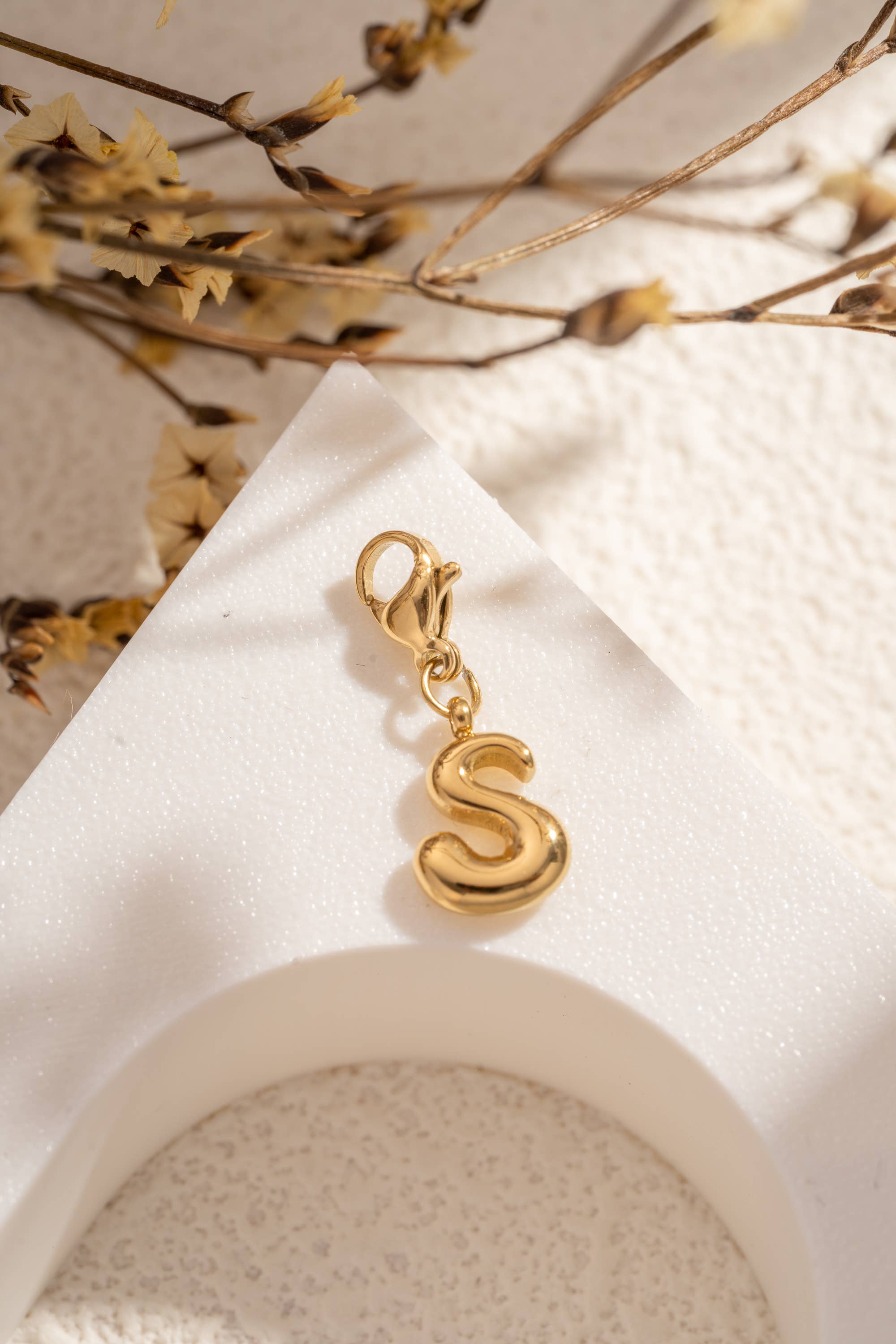 COSMOS - Vente Breloques/médailles personnalisées - Lot 26 Lettres Alphabet Acier Inoxydable Personnalisable22