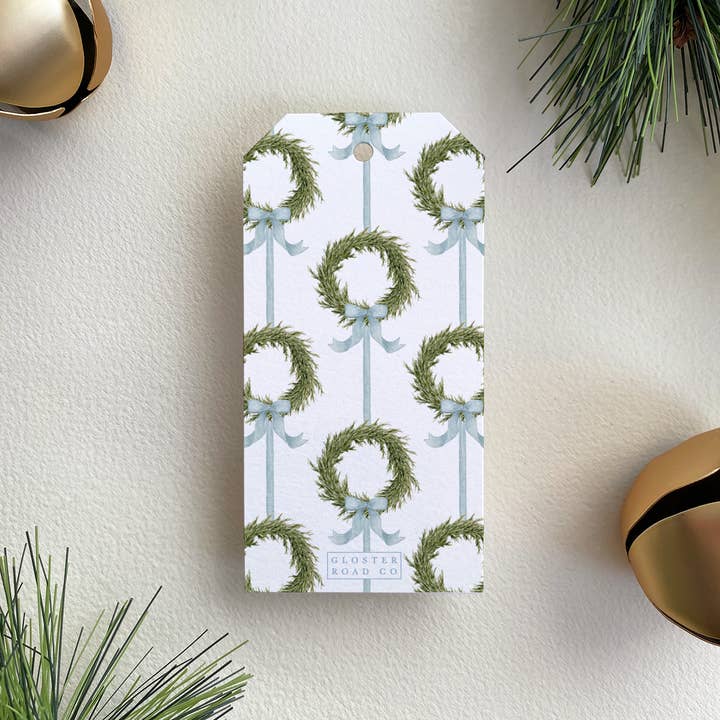 Gloster Road Co. - Wholesale Gift Tag - Fraser Fir Wreath Gift Tag1
